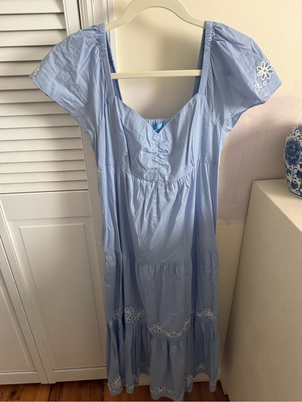 Draper James eyelet midi dress